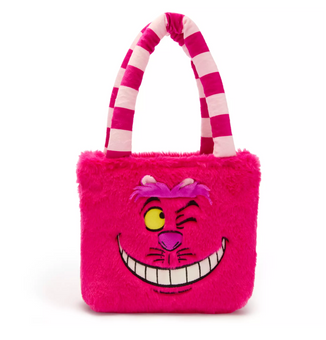 Disney Parks Alice in the Wonderland Cheshire Cat Plush Crossbody Bag New W Tag