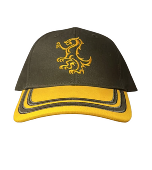 Universal Studios Harry Potter Hufflepuff Black Yellow Mascot Baseball Cap New