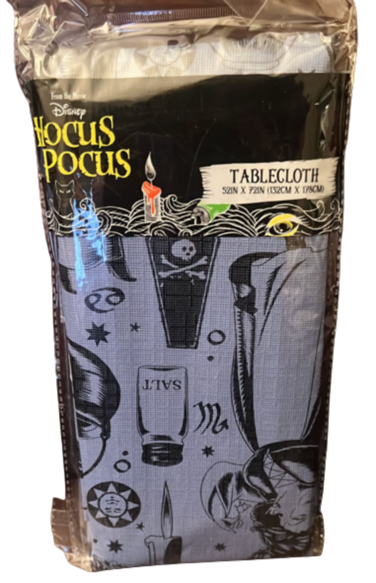 Disney HOCUS POCUS Light Table Cover Birthday Party Supplies Halloween New W Tag