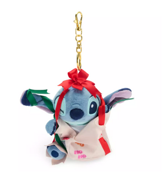 Stitch Holiday Plush Keychain – Lilo & Stitch Toy Charm New With Tag