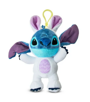 Disney STITCH BUNNY CLIP Keychain Plush Easter New with Tag