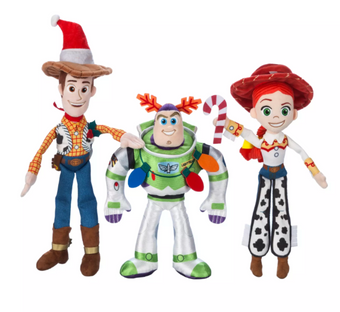 Disney Toy Story Holiday Plush Set Woody Buzz Wendy Toy New With Tag