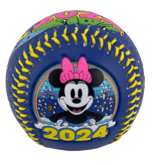 Disney Parks 2024 Mickey and Minnie Collectible Baseball Ball New