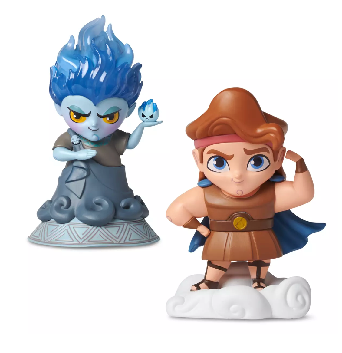 Disney D23 Hercules and Hades Designer Vinyl Figurine Set by Stacey Aoyama New