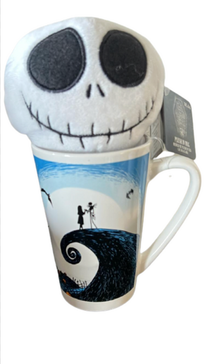 Disney Halloween The Nightmare Before Christmas Jack Plush in Mug Gift Set New
