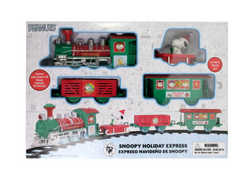 Disney Peanuts Snoopy 12 Piece Holiday Christmas Express Train Set Ruz New