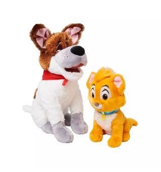 Disney Disney100 Decades 1980s Collection Oliver and Dodger Plush Set New