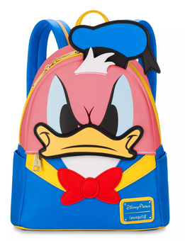 Disney Parks Donald Duck 90th Color Changing Loungefly Mini Backpack New W Tag