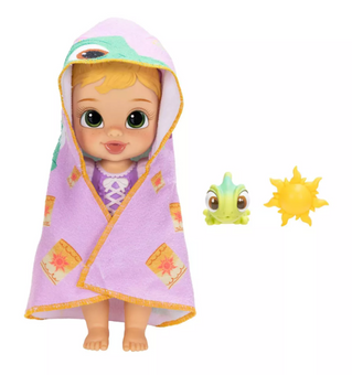 Disney Princess Bathtime Fun Baby Rapunzel Doll Toy New With Box