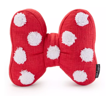 Disney Parks Home Minnie Mouse Red Bow Throw Pillow Cushion New With Tag