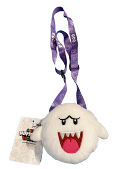 Universal Studios Super Nintendo World BOO Plush Shoulder Pouch New With Tag