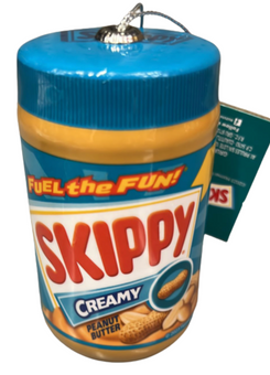 Skippy Creamy Peanut Butter Decoupage Christmas Tree Ornament New With Tag