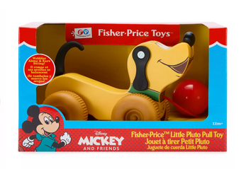 Disney Mickey Mouse and Friends Little Pluto Pull Toy by Fisher Price New