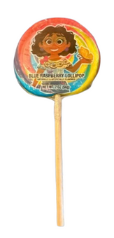 Disney Parks Candy Encanto Mirabel Blue Raspberry Lollipop 2 oz New