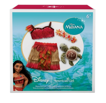 American Girl Disney Moana 2 Wayfinder Outfit & Sea Turtle Plush New with Box