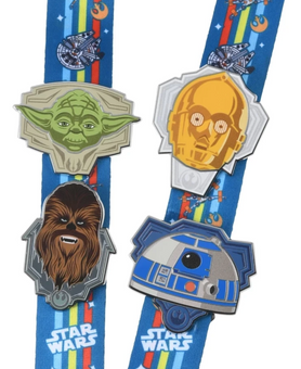 Disney Parks Star Wars Light Side Pin Trading Starter Set New With Card