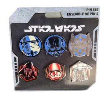 Disney Parks Star Wars Pin Set of 6 New With Tag