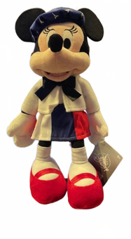 Disney Parks Epcot France Minnie Dressed Up Plush New with Tag