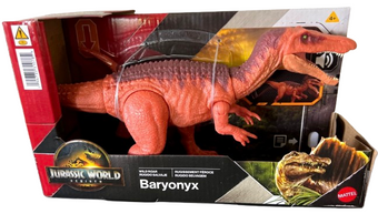 Jurassic World Rebirth Wild Roar Baryony Dinosaur Action Figure Sound 2025 New