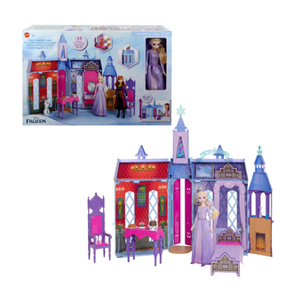 Disney Frozen Arendelle Castle Dollhouse with Elsa Fashion Doll Toy New With Box
