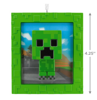 Hallmark Funko Minecraft Creeper Christmas Tree Ornament New