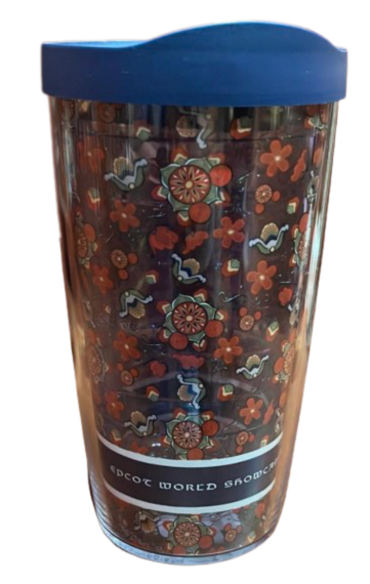 Disney Parks Epcot Norway Floral Tumbler New With Tag