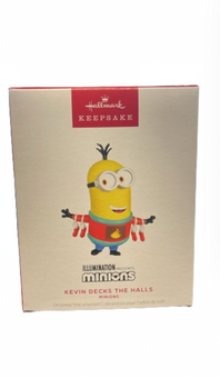 Hallmark 2024 Keepsake Minions Kevin Decks the Halls Christmas Ornament New Box