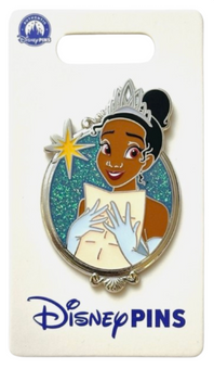 Disney Parks Princess Portrait Silver Frame Tiana and the Frog Pin New