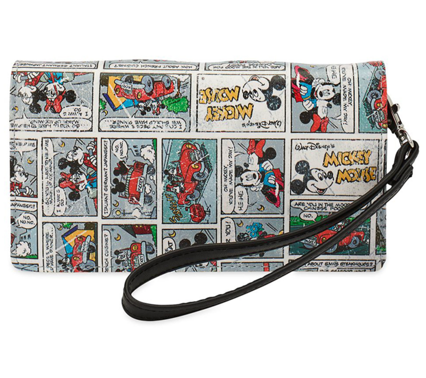 Disney Parks Mickey Comic Strip Wallet New with Tag
