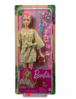 Barbie Wellness Self-Care Spa Day with Puppy Toy New with Box
