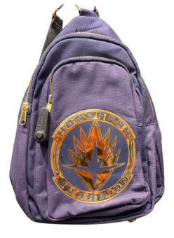 Disney Parks Guardians of Galaxy Marvel Honorary Guardian Sling Backpack New