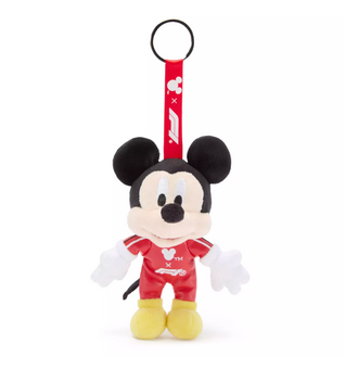 Disney x Formula 1 Mickey with Racing Suit Keychain Plush New with Tag