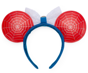 Disney Parks Marvel Spiderman Minnie Mouse Ear Headband New with Tag
