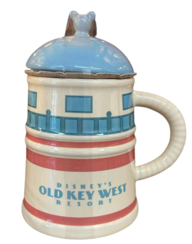 Disney Parks Mickey Mouse Old Key West Resort Coffee Mug with Lid New