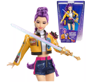 KPop Demon Hunters HUNTR/X Rumi Fashion Doll in Removable Look New w Box