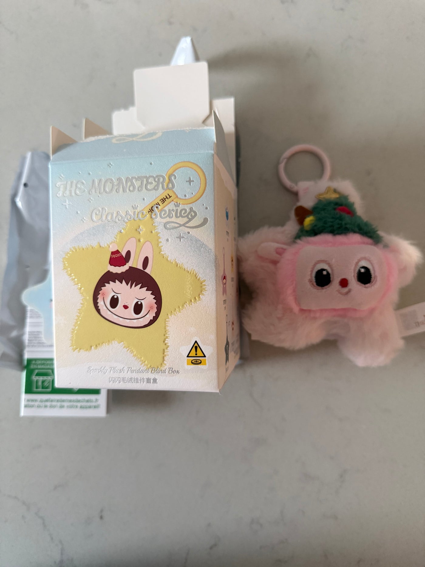 Pop Mart Labubu The Monsters Classic Sparkly Pendant Pato Plush USA SELLER New