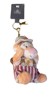 Disney Parks Winnie The Pooh Picnic Tigger Plush Keychain New With Tag