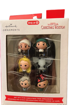 Hallmark National Lampoon's Christmas Vacation Mini Christmas Tree Ornament Set