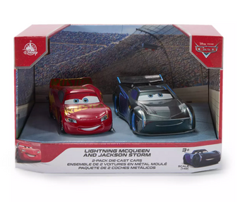 Disney Parks Lightning McQueen and Jackson Storm Die Cast Twin Pack Cars Toys