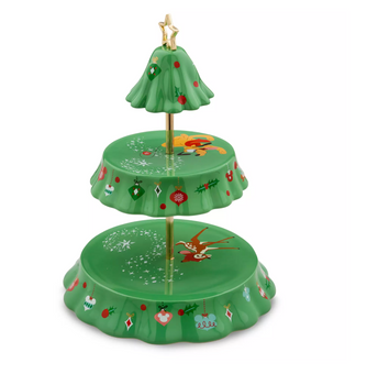 Disney Classics Christmas Tree Mickey and Friends Holiday Tiered Tray New