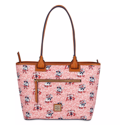 Disney Parks Valentine Mickey Minnie Love Dooney & Bourke Tote Bag New with Tag