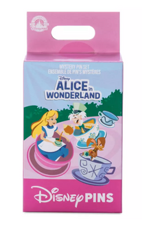 Disney Parks Alice in Wonderland Lamps Mystery Pin Blind Pack 2-Pc New With Card