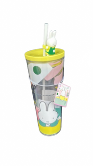 Starbucks X Miffy Limited 24oz Cold Tumbler with Miffy Character Straw New