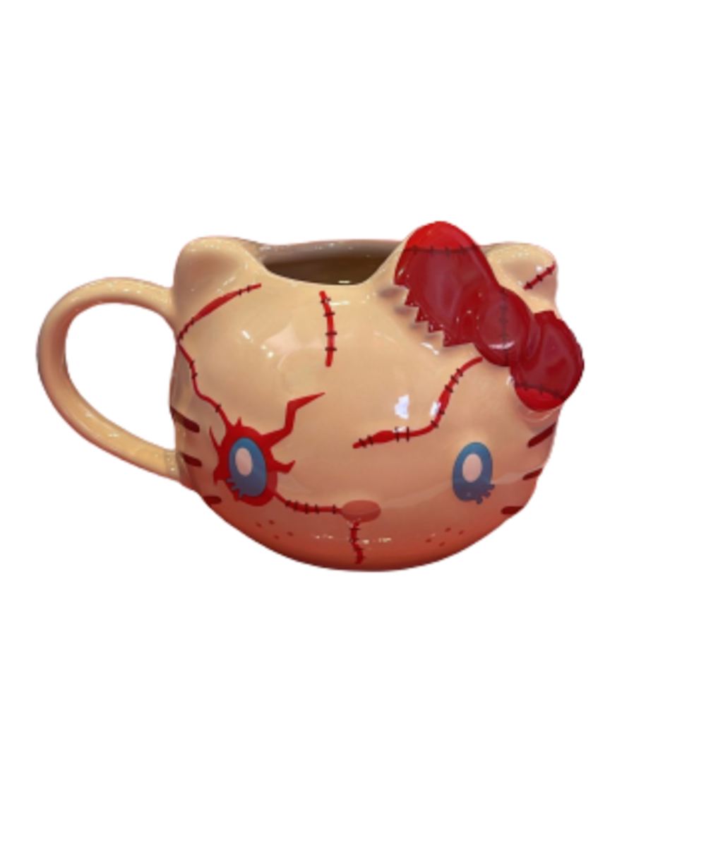 Universal Studios Halloween Horror Nights 2023 Hello Kitty as Chucky Mug New