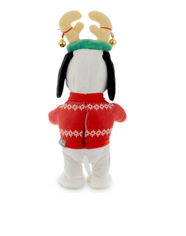 Hallmark Peanuts Team Santa Snoopy Plush With Sound and Motion New with Tag