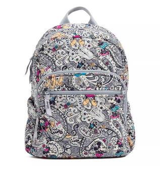 Disney Mickey and Friends Piccadilly Paisley Campus Backpack by Vera Bradley New