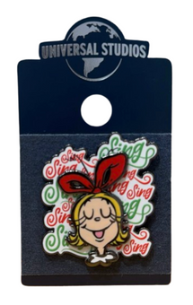 Universal Studios The Grinch Cindy Lou Who Sing Pin New With Tag