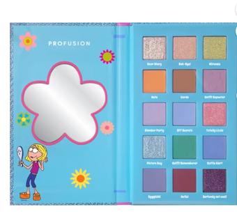 Disney Profusion LIZZIE McGUIRE Dear Diary 15 Shade Eyeshadow Palette NEW +BOX