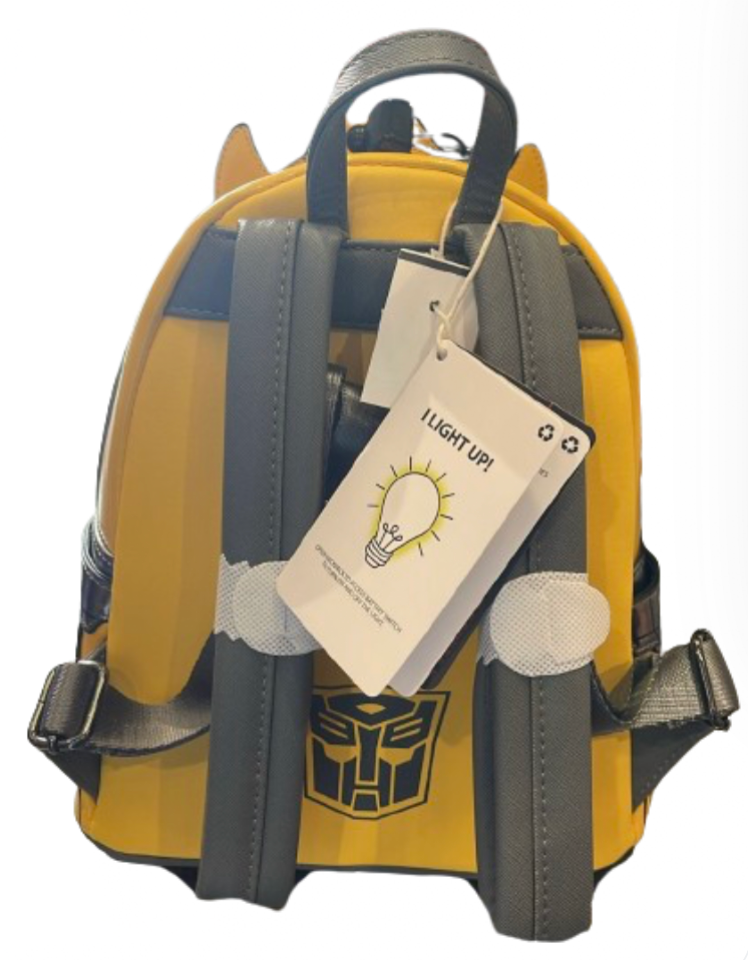 bumblebee leather backpack Universal Studios Loungefly Transformers Bumblebee Backpack Yellow New – I  Love Characters