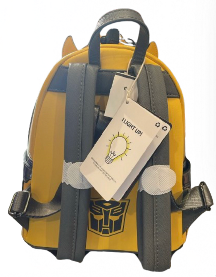 Universal Studios Loungefly Transformers Bumblebee Backpack Yellow New – I Love Characters